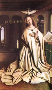 ゲントの祭壇画「受胎告知のマリア」ルネサンス ヤン・ファン・エイク Oil Paintings